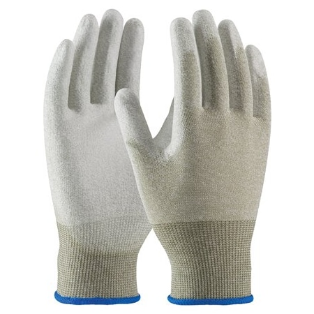 Bsc Preferred ESD Palm Coated Nylon Gloves - Large, 12PK BUY00442146